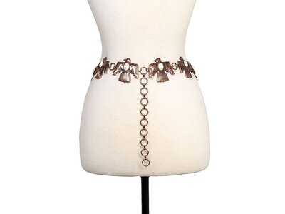 Thunderbird Concho Belt- Copper-