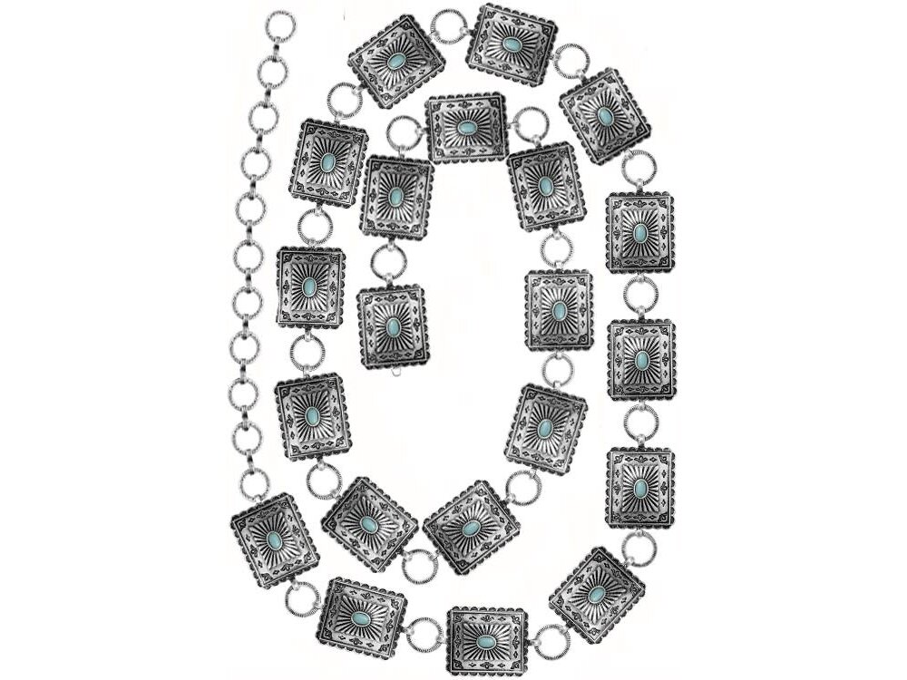 Blandice Jewelry Small Square Concho Belt