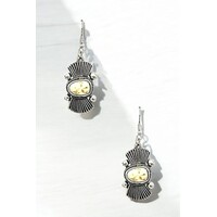 Dangle Earring- 191195- White