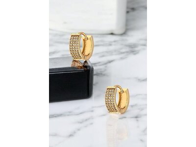 Hoop Earring- Gold- 195389