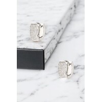 Hoop Earring- Silver- 195389