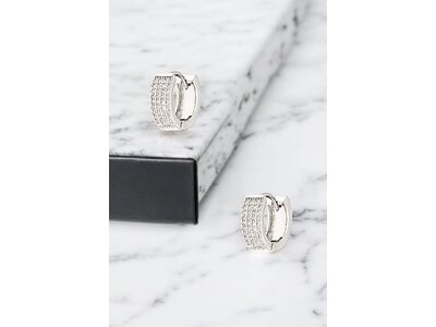 Hoop Earring- Silver- 195389