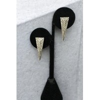 Post Earring- 102766- Silver