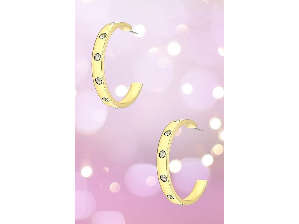 Hoop Earring- ME90767- Gold
