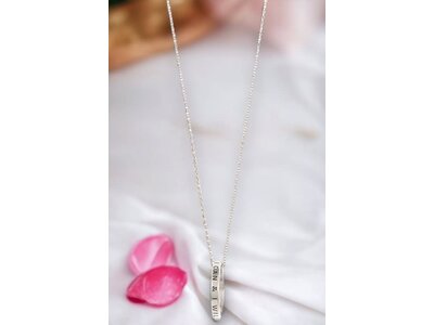 169254- Silver Quote Necklace