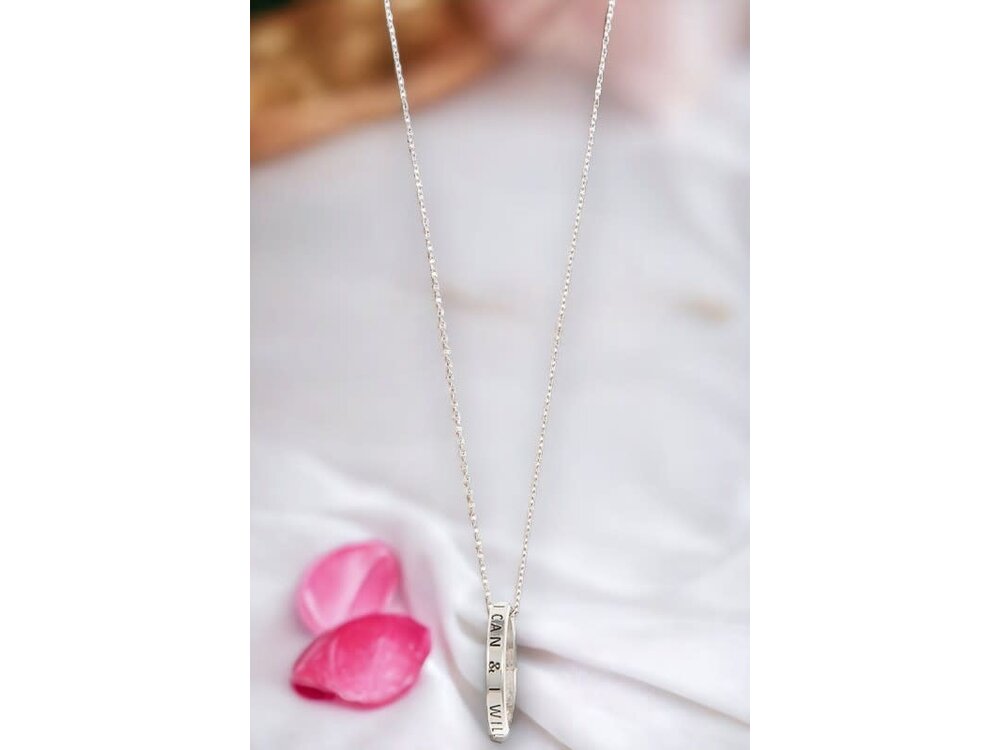 169254- Silver Quote Necklace