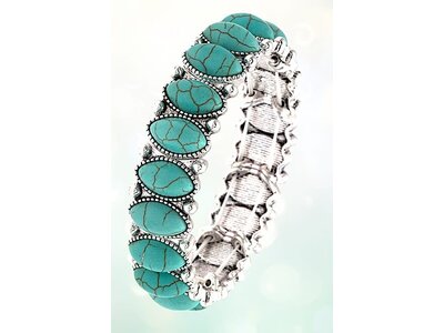 Stretch Bracelet- 196762- Turq
