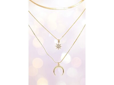 Necklace Set- 195028 Gold