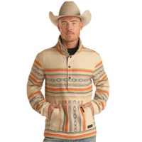 Aztec Quarter Zip Pullover- BM91C01950-