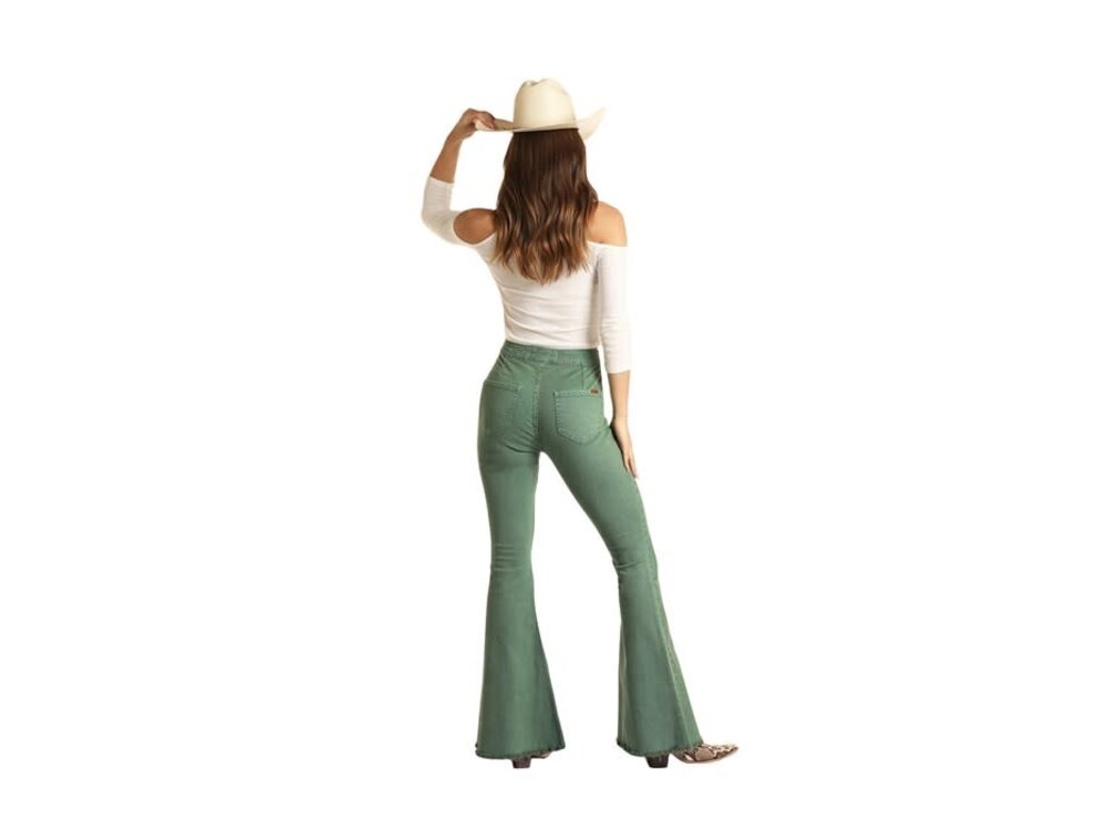 Rock and Roll Denim Button Bargain Bell- WPB3512- Sea Green-