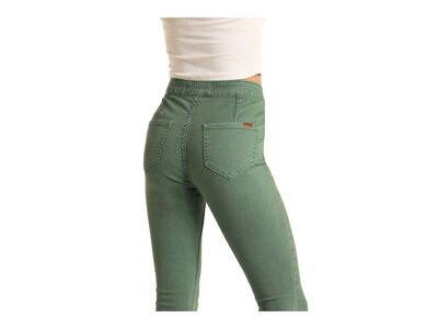 Rock and Roll Denim Button Bargain Bell- WPB3512- Sea Green-