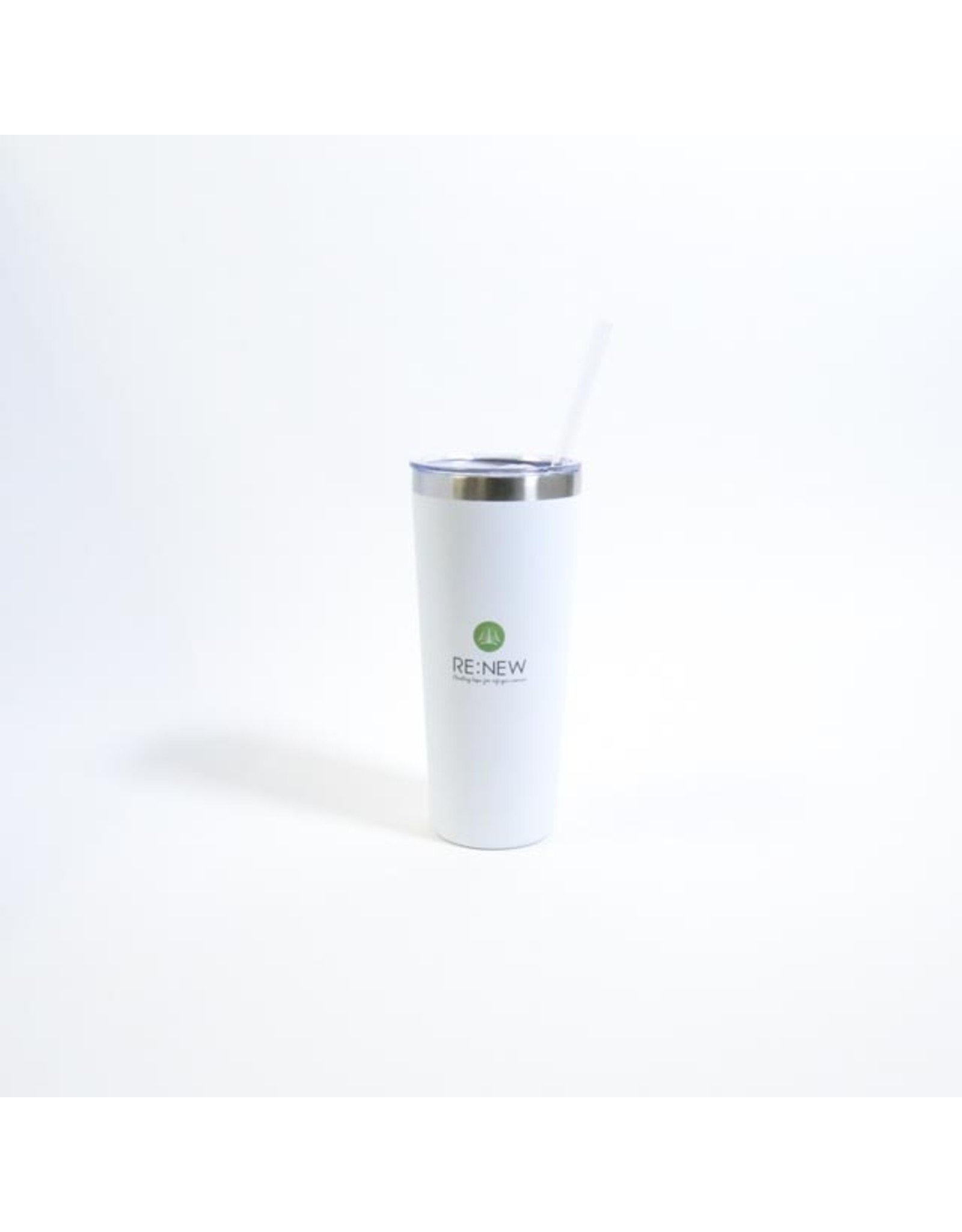 Tumbler with straw - Re:new