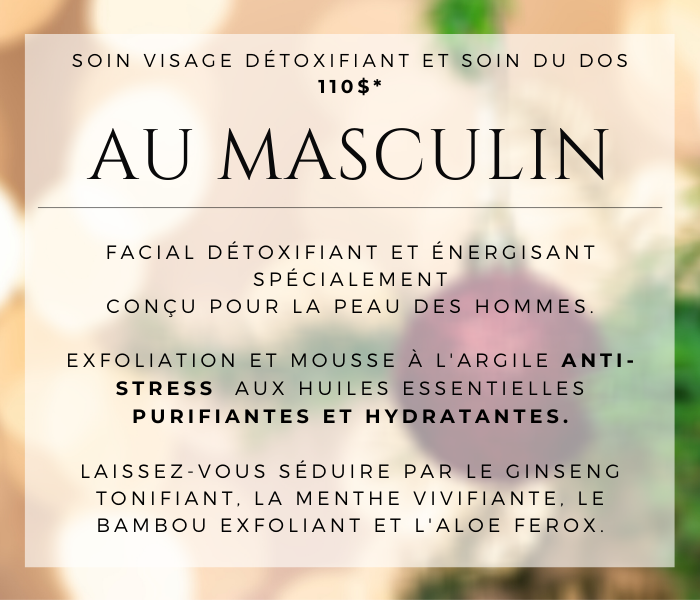 Forfait de Noël: Au Masculin [RAMASSAGE EN BOUTIQUE]