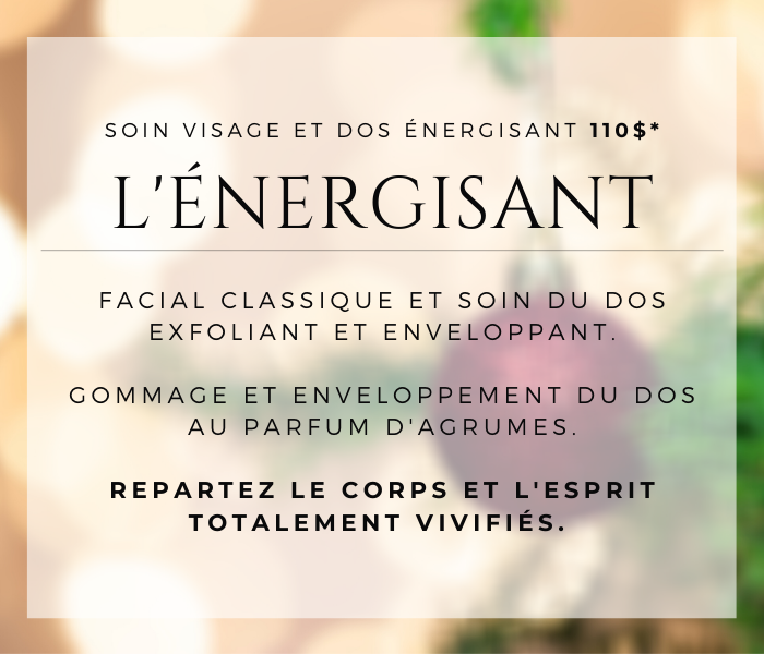 Forfait de Noël: L'Énergisant [RAMASSAGE EN BOUTIQUE]