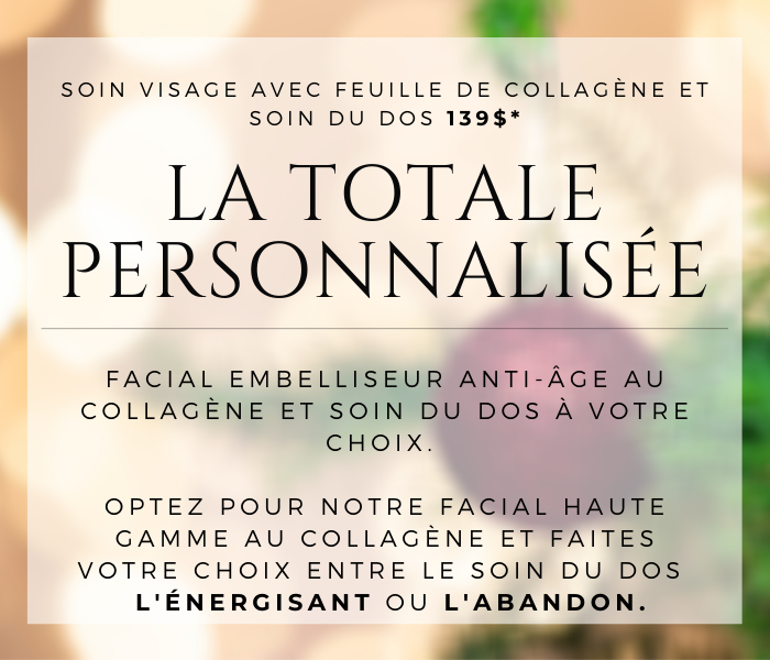 Forfait de Noël:  La Totale Personnalisée [RAMASSAGE EN BOUTIQUE]