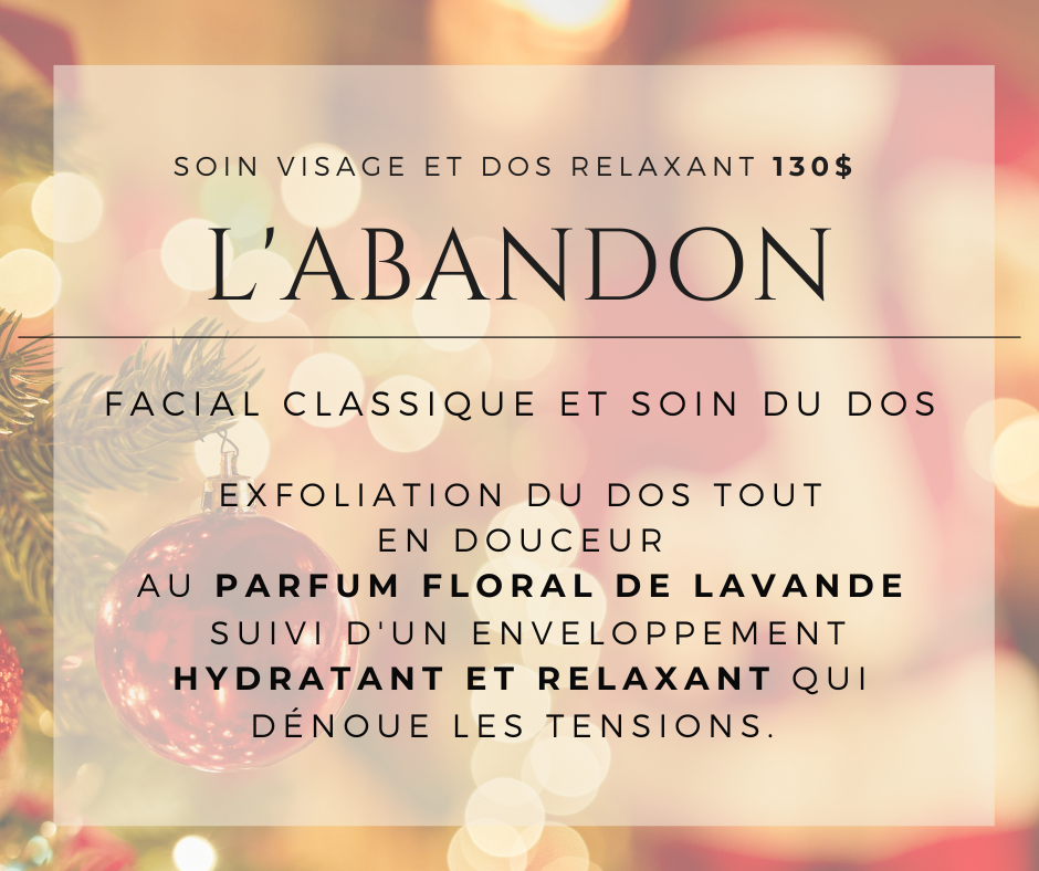 Forfait de Noël: L'Abandon [RAMASSAGE EN BOUTIQUE]