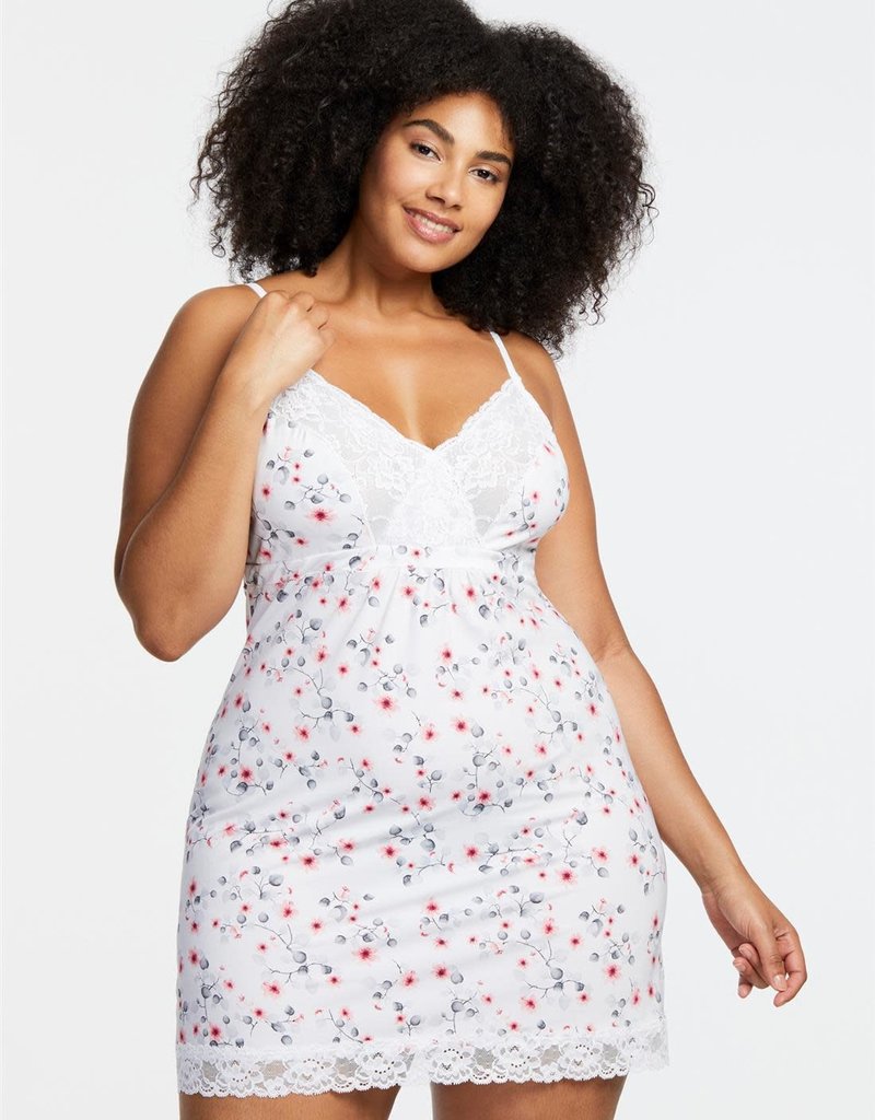 MONTELLE MONTELLE BUST SUPPORT CHEMISE CHERRY BLOSSOM