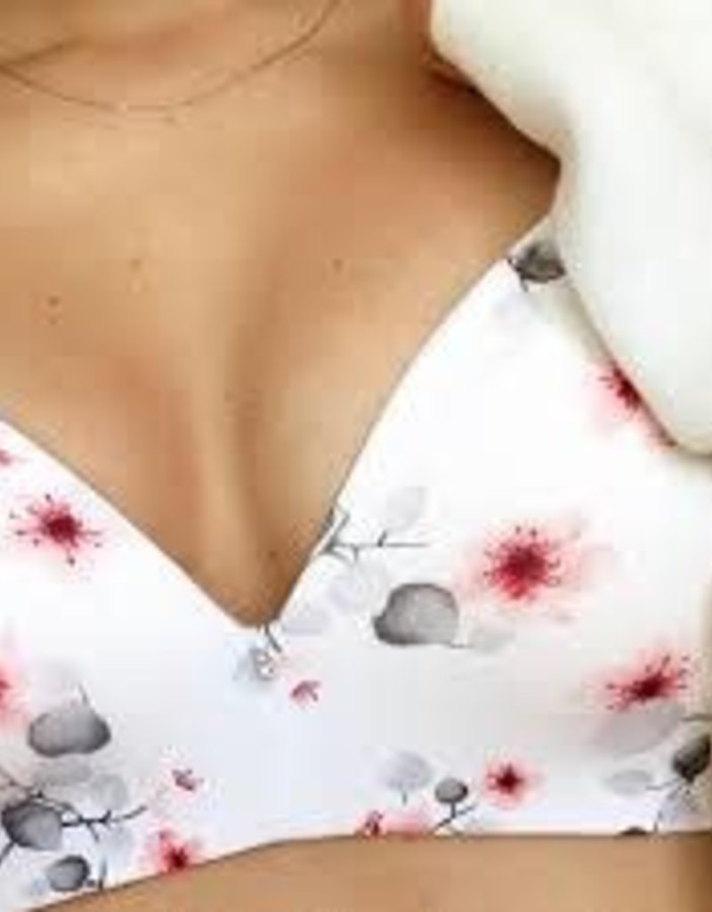 MONTELLE Montelle wire free cherry blossom bra