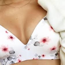 MONTELLE Montelle wire free cherry blossom bra
