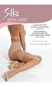 Silks Lace Top Stay-Ups, Gloss