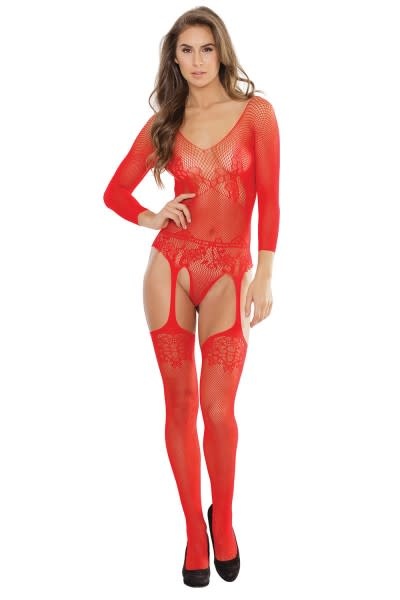 Teddy with attached stockings one size