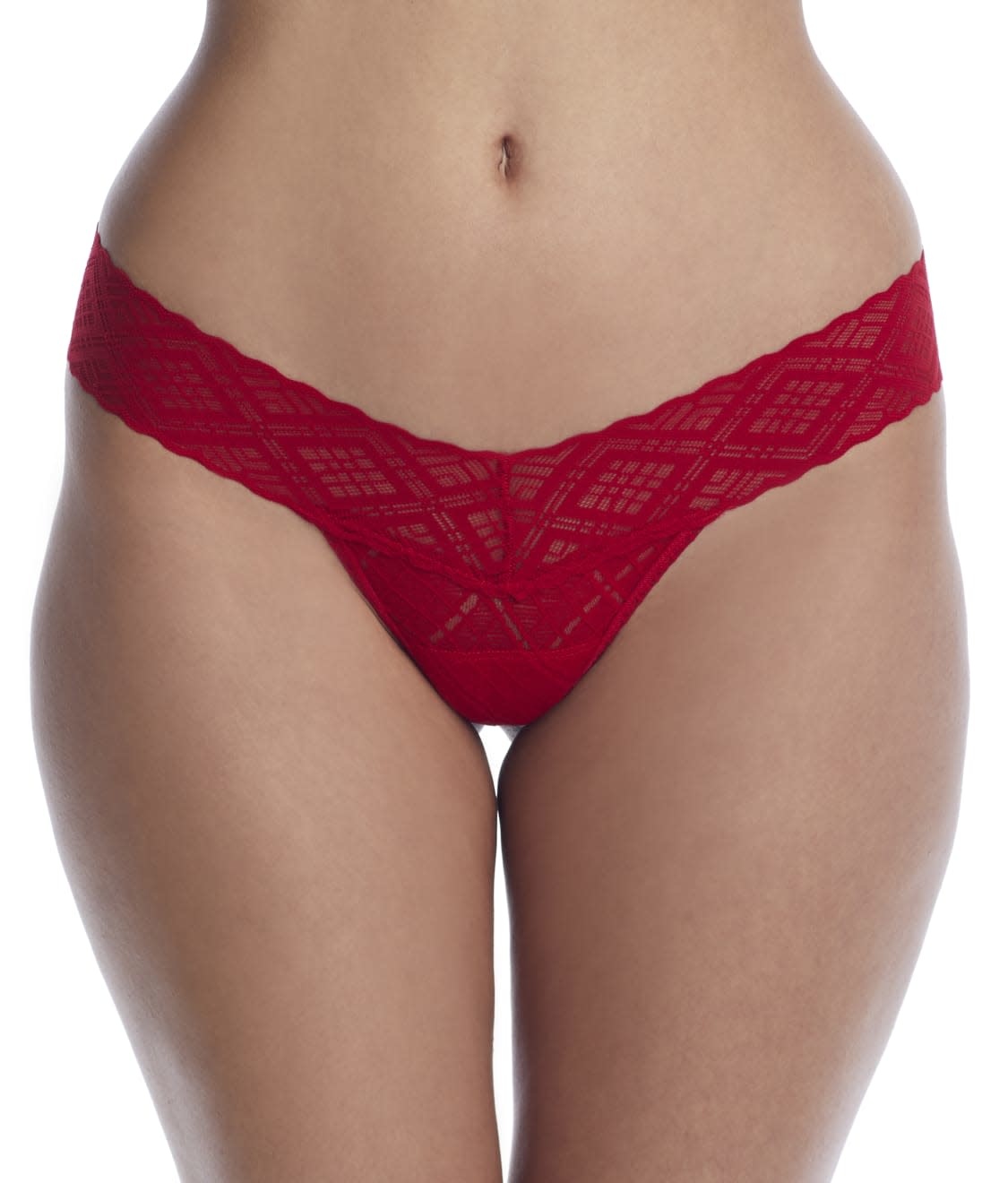 Hanky Panky Plaid Jubilee thong red