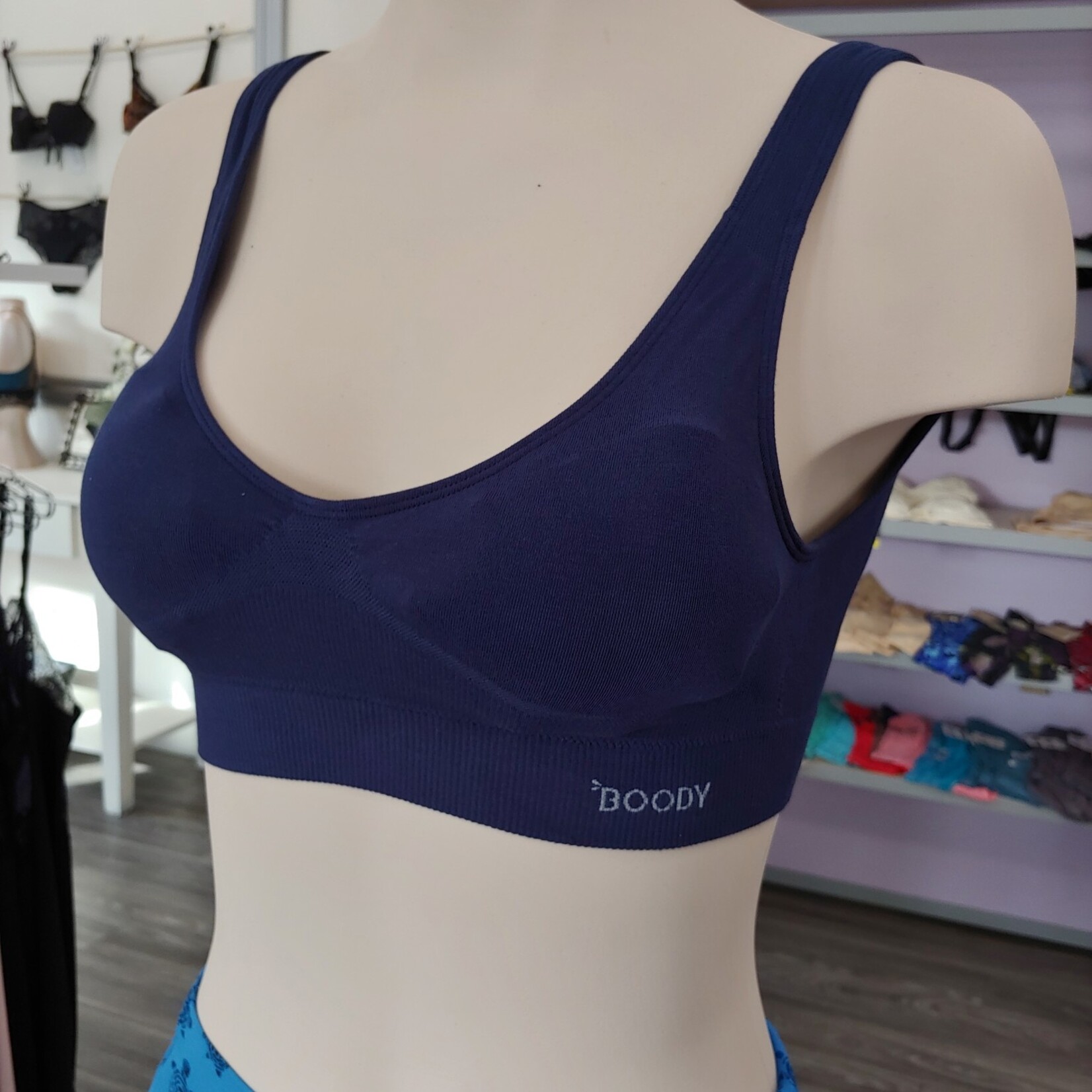 Boody BOODY CROP BRA NAVY