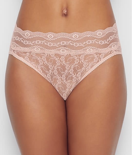 B.TEMPT'D LACE KISS BRIEF ROSE