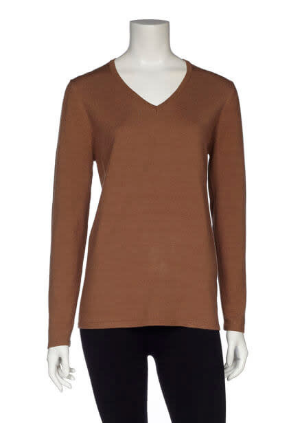 DKR V Neck long sleeve top