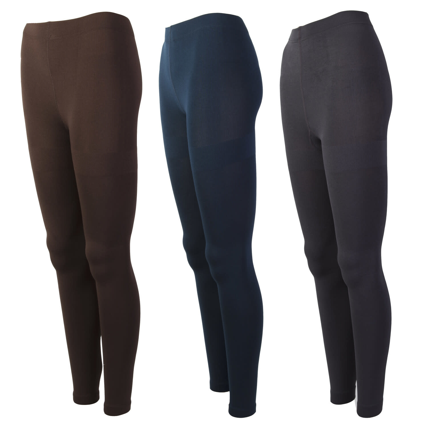Celeste Stein Solid Fleece Leggings Navy