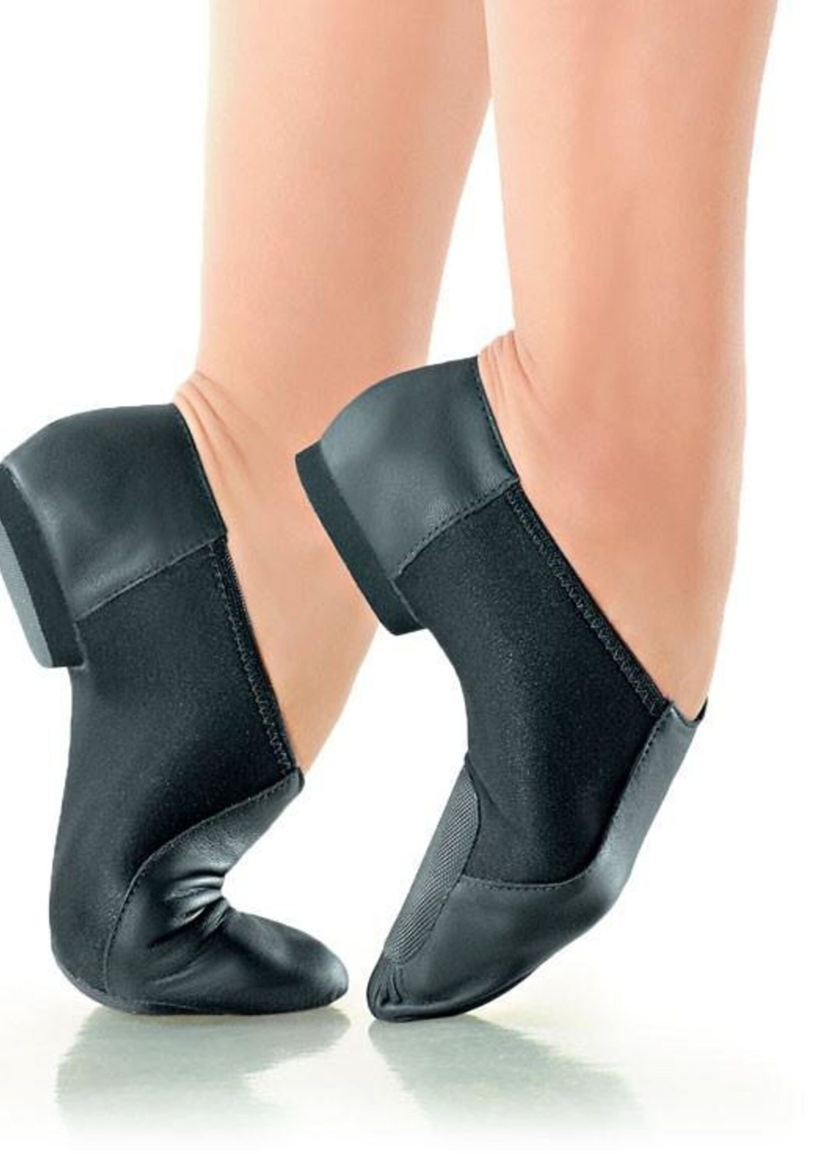 SODANCA JAVA JZ43 ADULT BLACK LEATHER JAZZ SHOE