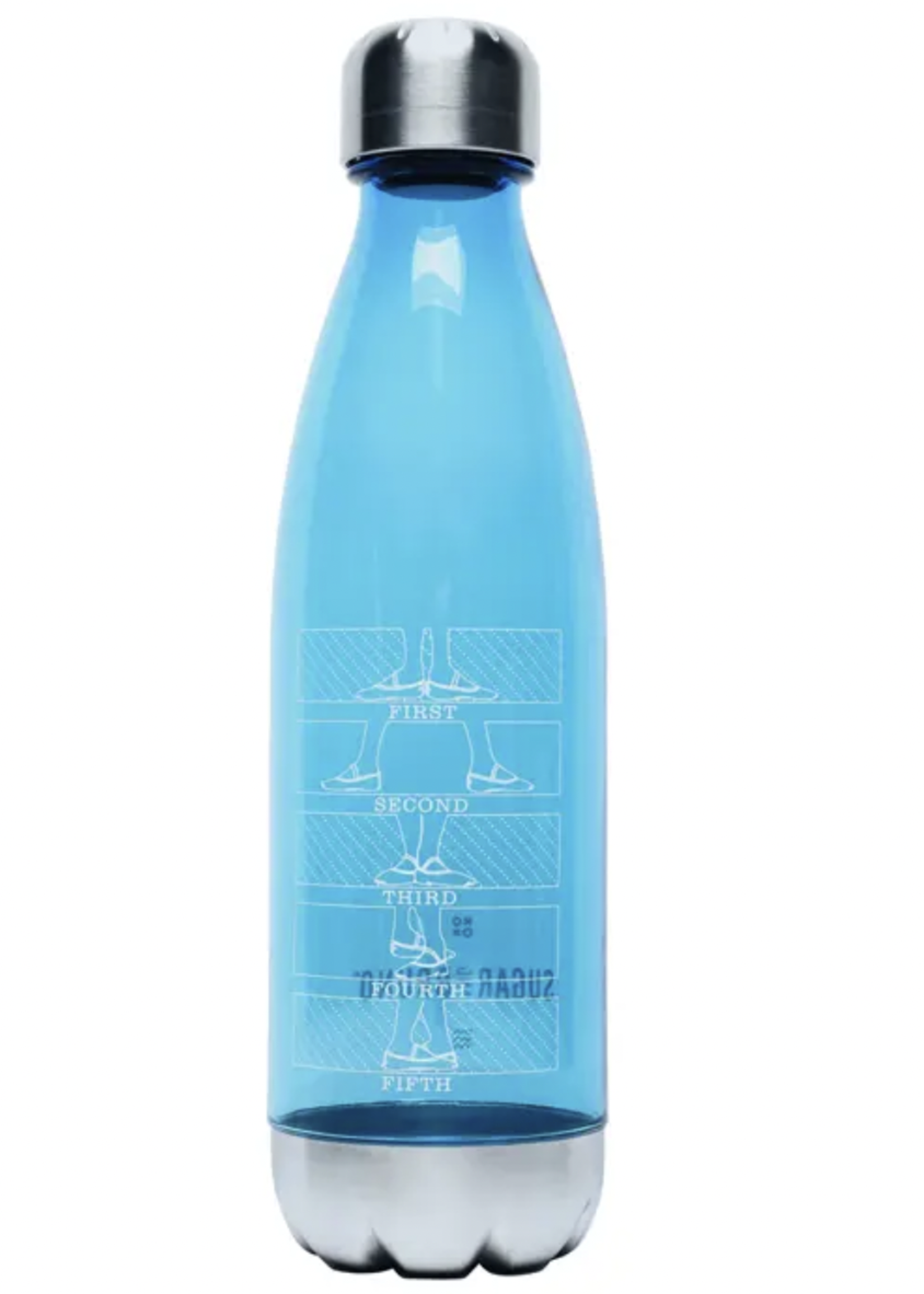 SUGAR AND BRUNO FIRST THROUGH FIFTH 25 OZ WATER BOTTLE