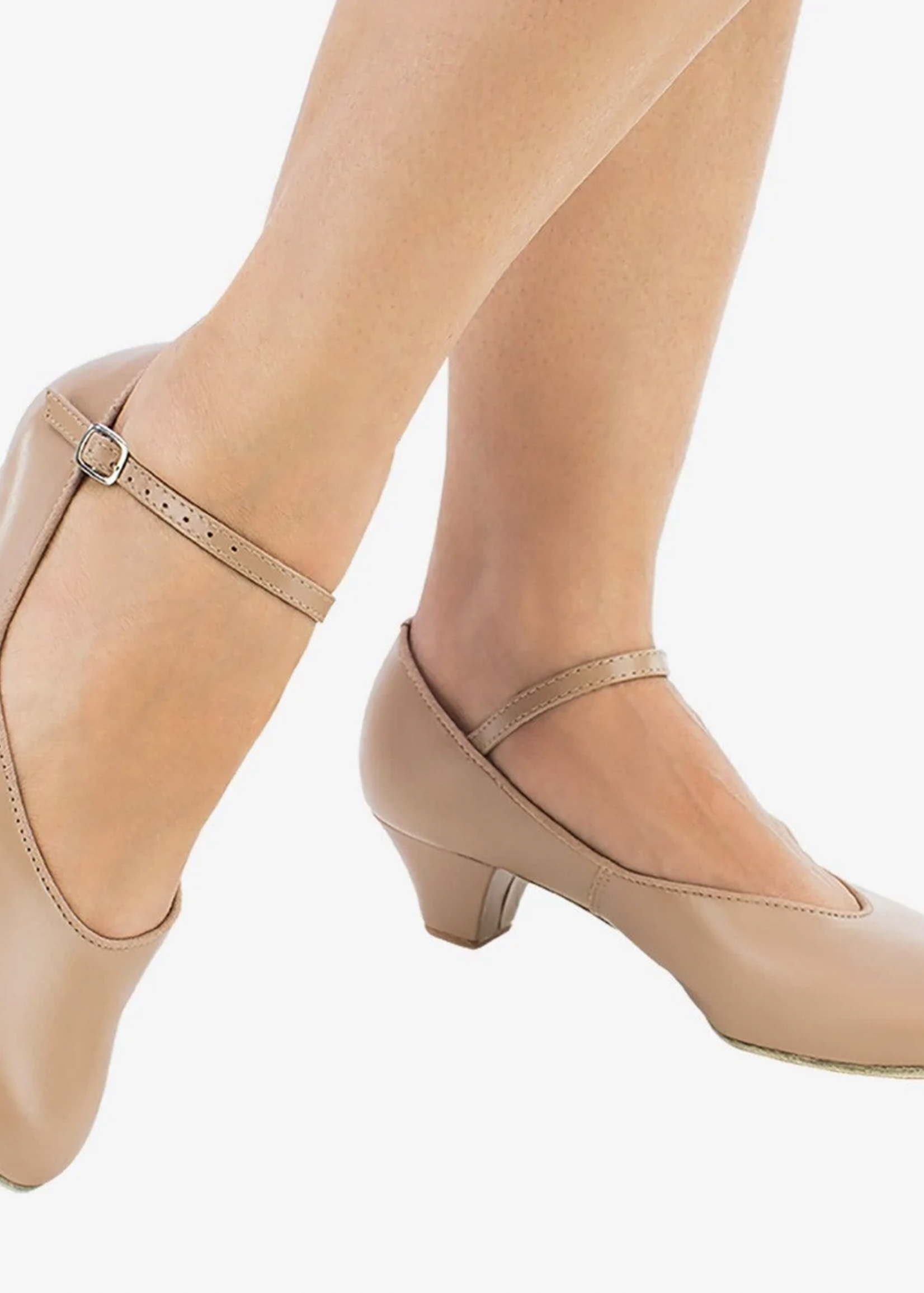 SODANCA CANDICE 1 .25" LEATHER W/SUEDE SOLE FLEXIBLE SHANK SHOE