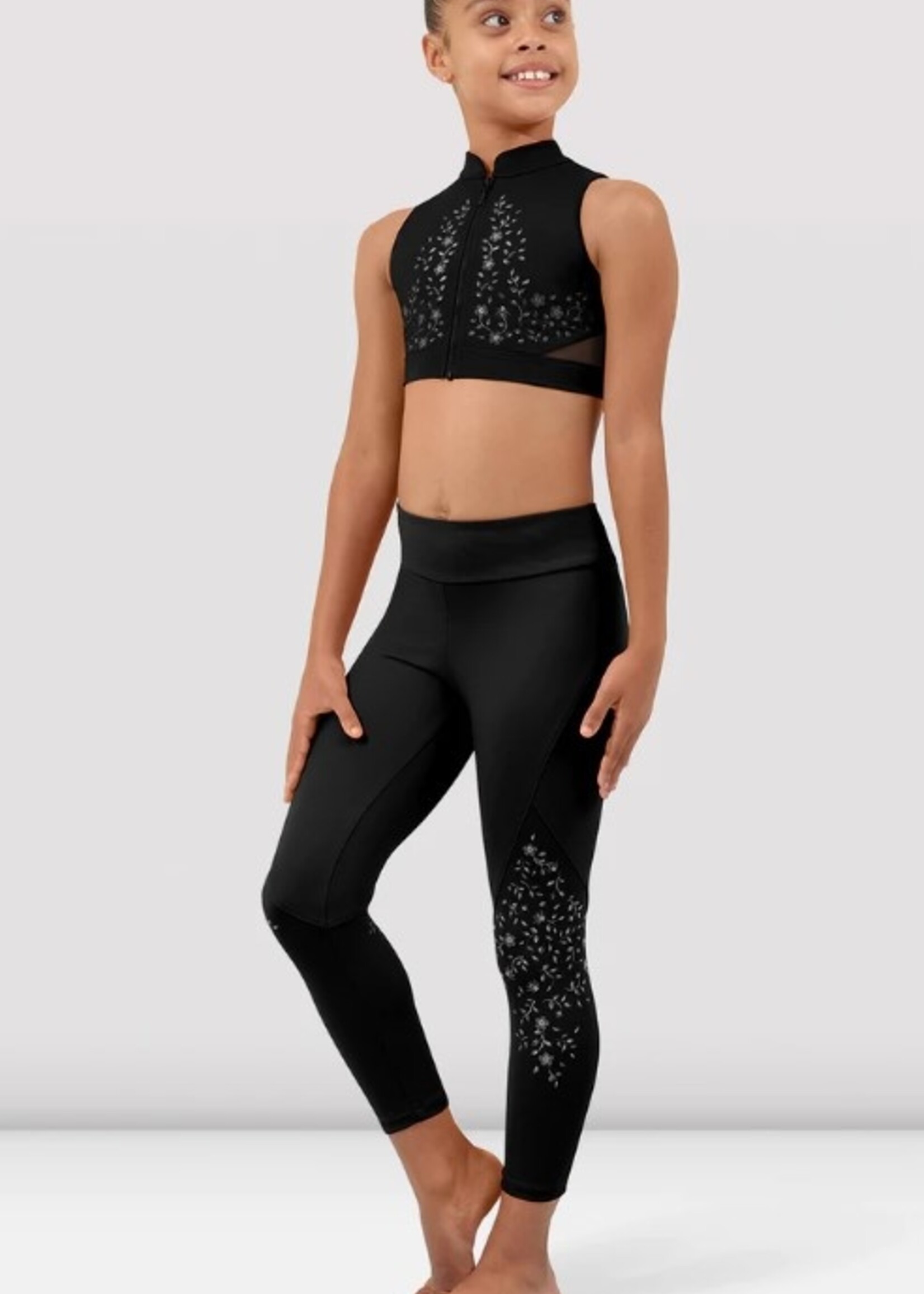 BLOCH FLOWER VINE 3/4 LEGGINGS