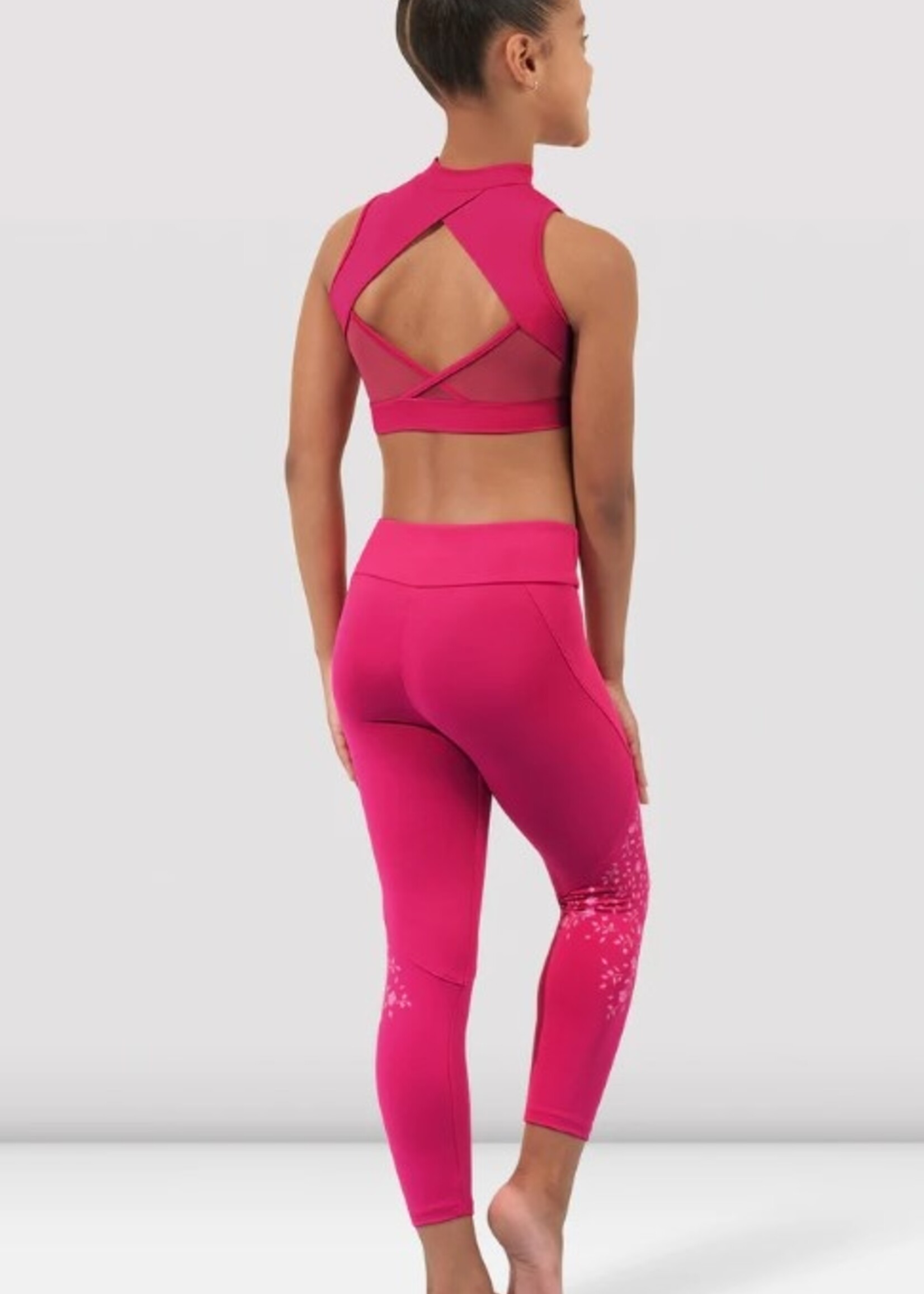 FLOWER VINE 3/4 LEGGINGS - Jazz Rags Dancewear FLOWER VINE 3/4 LEGGINGS - Jazz Rags Dancewear