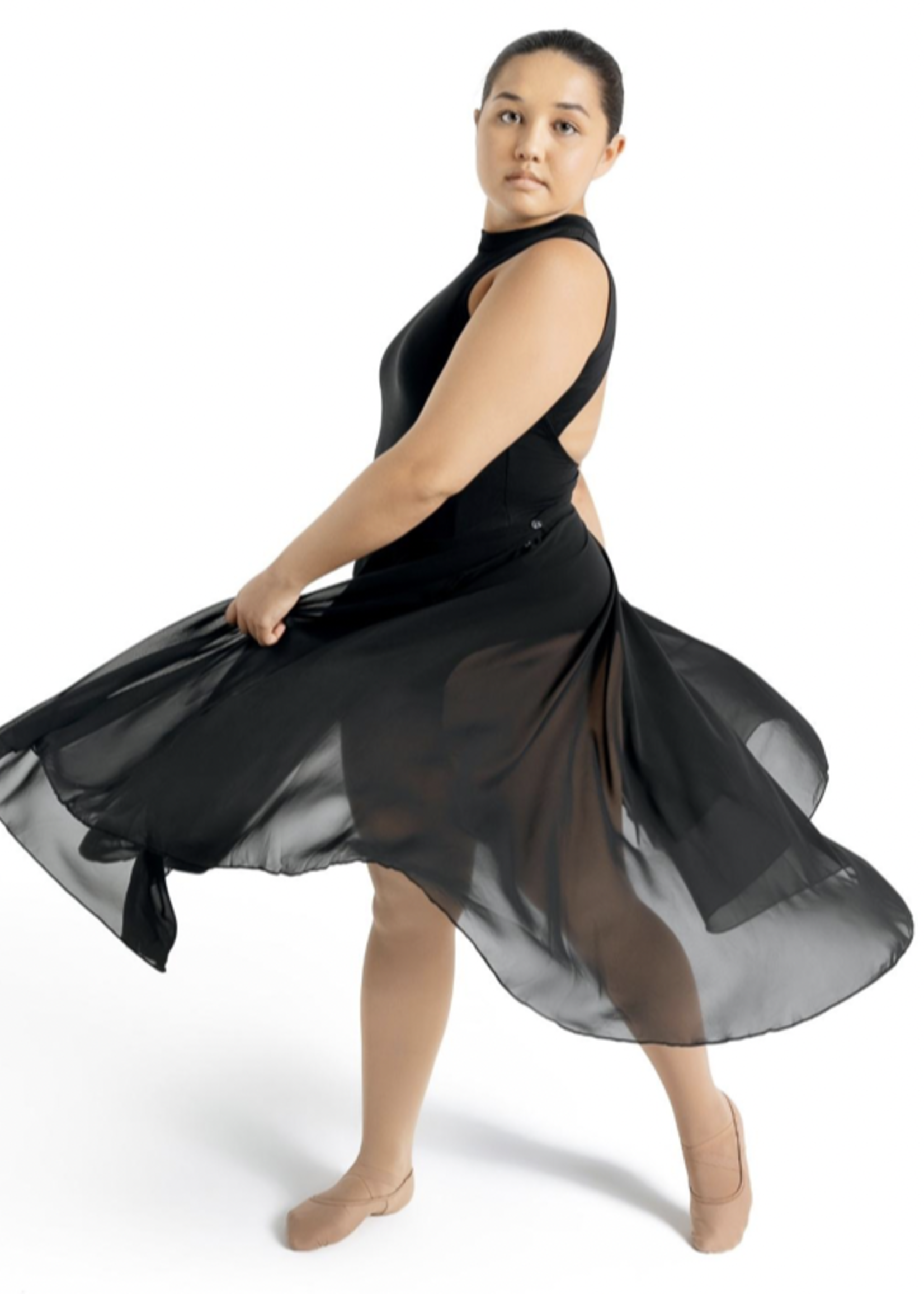 CAPEZIO MID-CALF SKIRT