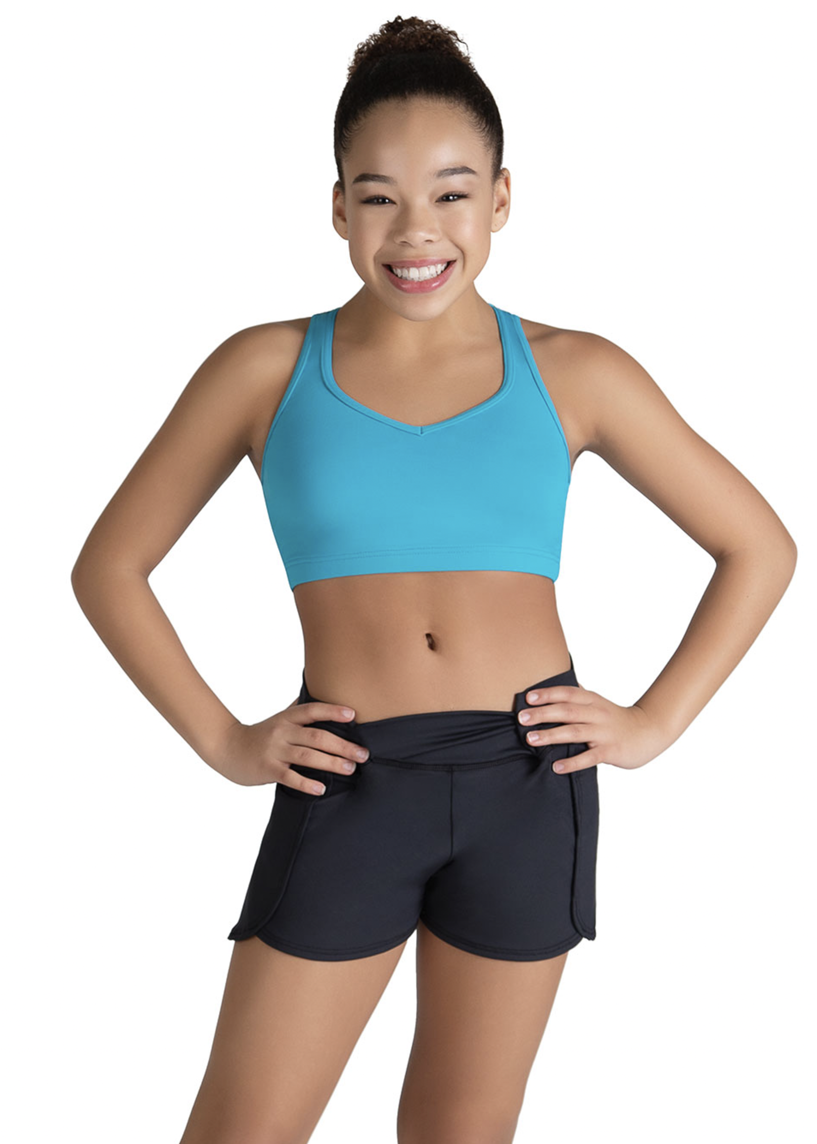 CAPEZIO SHORT W/ BUILT IN BRIEF