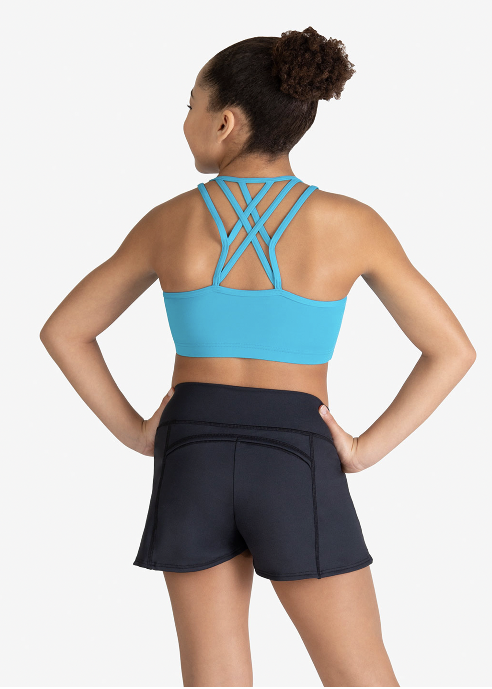 CAPEZIO SHORT W/ BUILT IN BRIEF