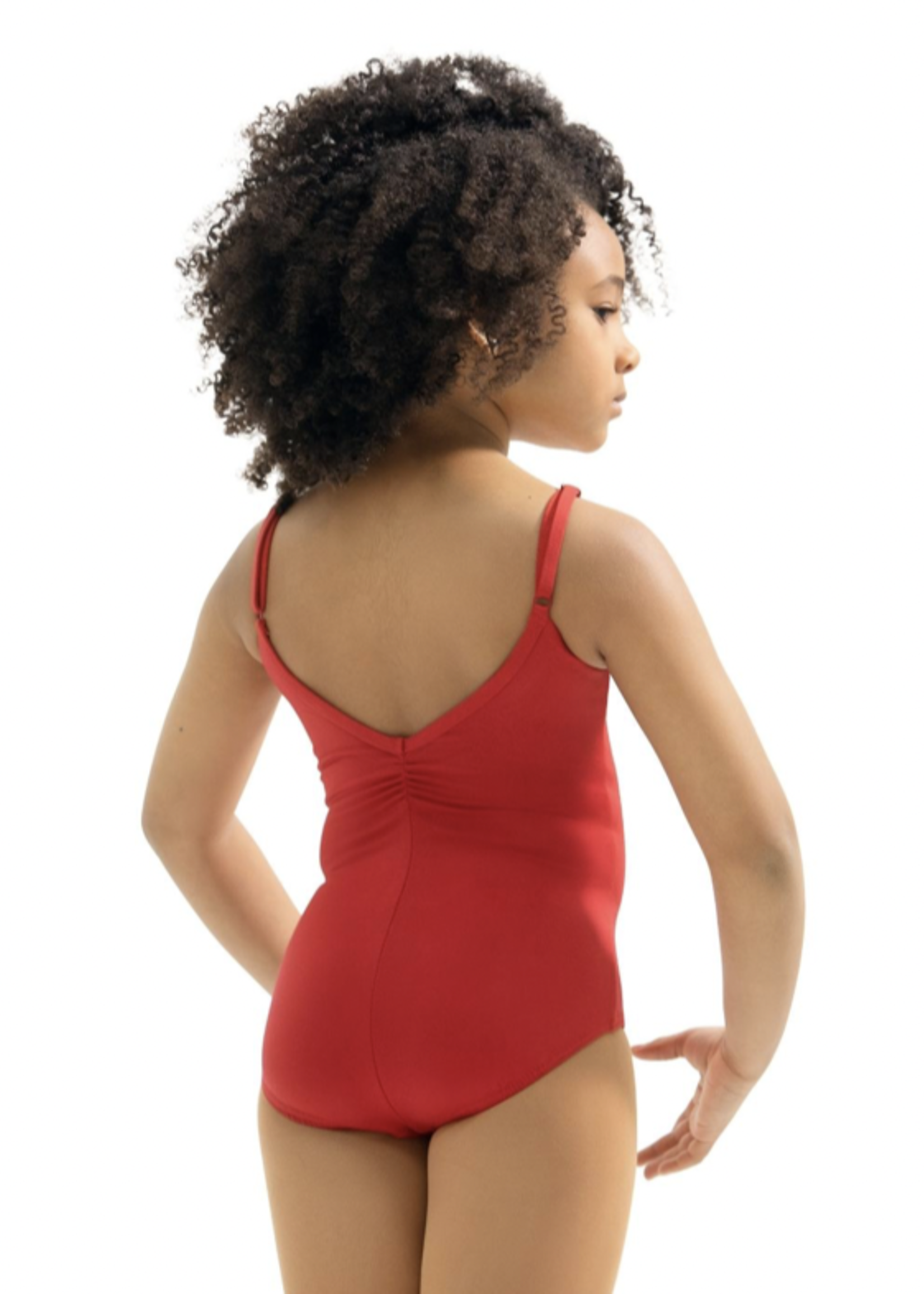 CAPEZIO CHILD PRINCESS SEAM V NECK ADJ STRAP DUAL PINCH CAMI LEOTARD