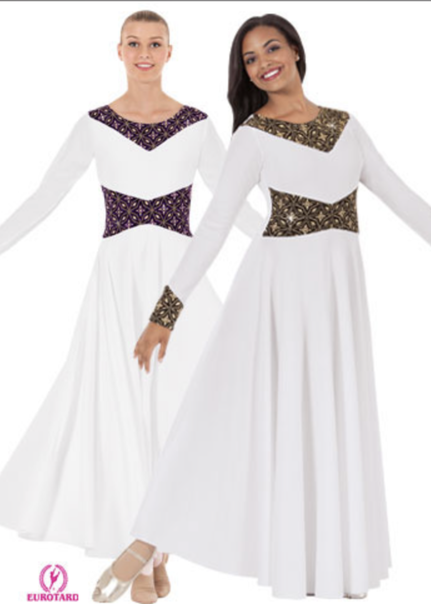 WOMENS ROYALTY PRAISE DANCE DRESS Jazz Rags Dancewear