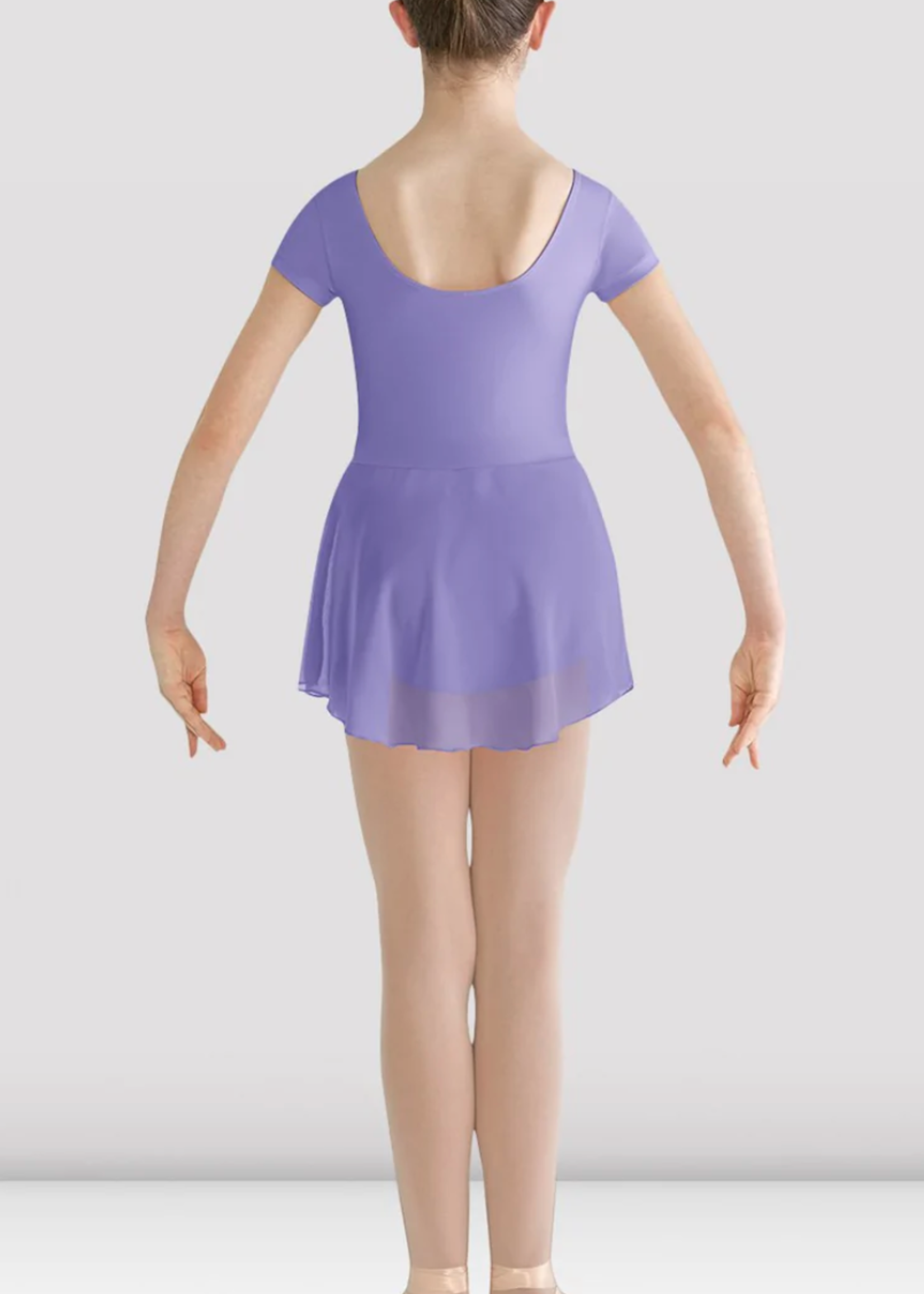 BLOCH CHILD CAP SLEEVE SKIRTED LEOTARD