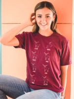 COVET DANCE LEAPING REINDEER TEE