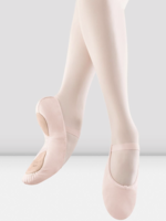BLOCH S0258L ADULT DANSOFT II SPLIT SOLE LEATHER SLIPPER
