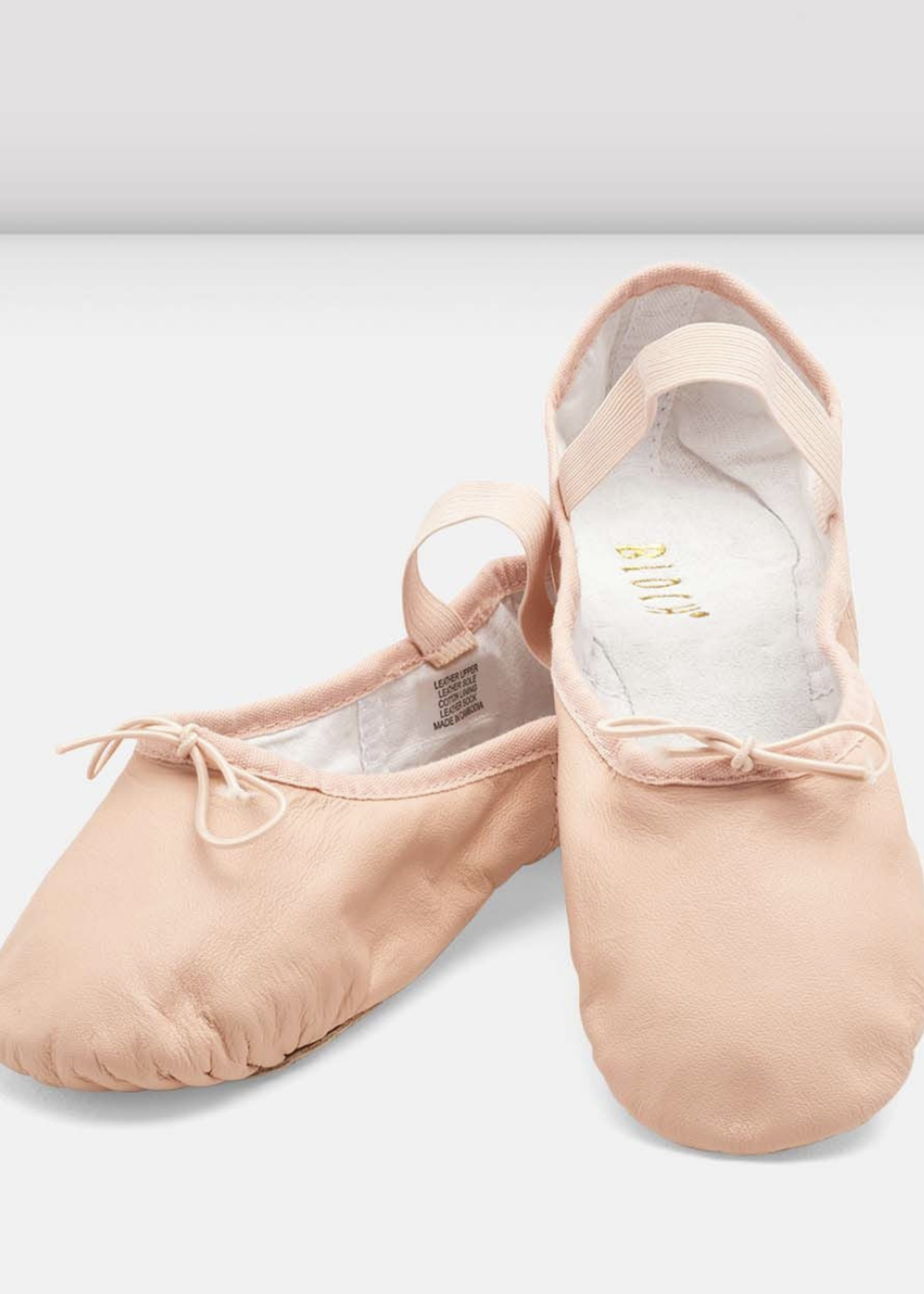 BLOCH S0258G CHILD DANSOFT II SPLIT SOLE LEATHER SLIPPER