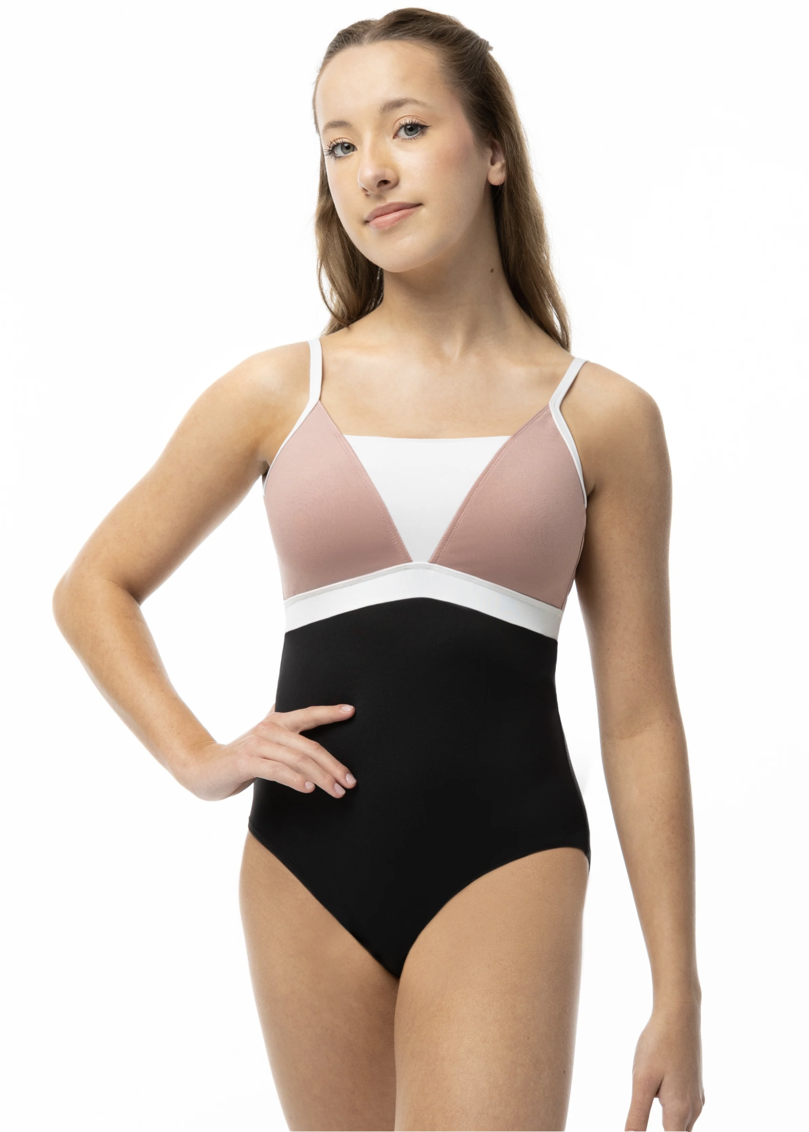 SUFFOLK CHROMATIC V FRONT CAMISOLE ADULT LEOTARD