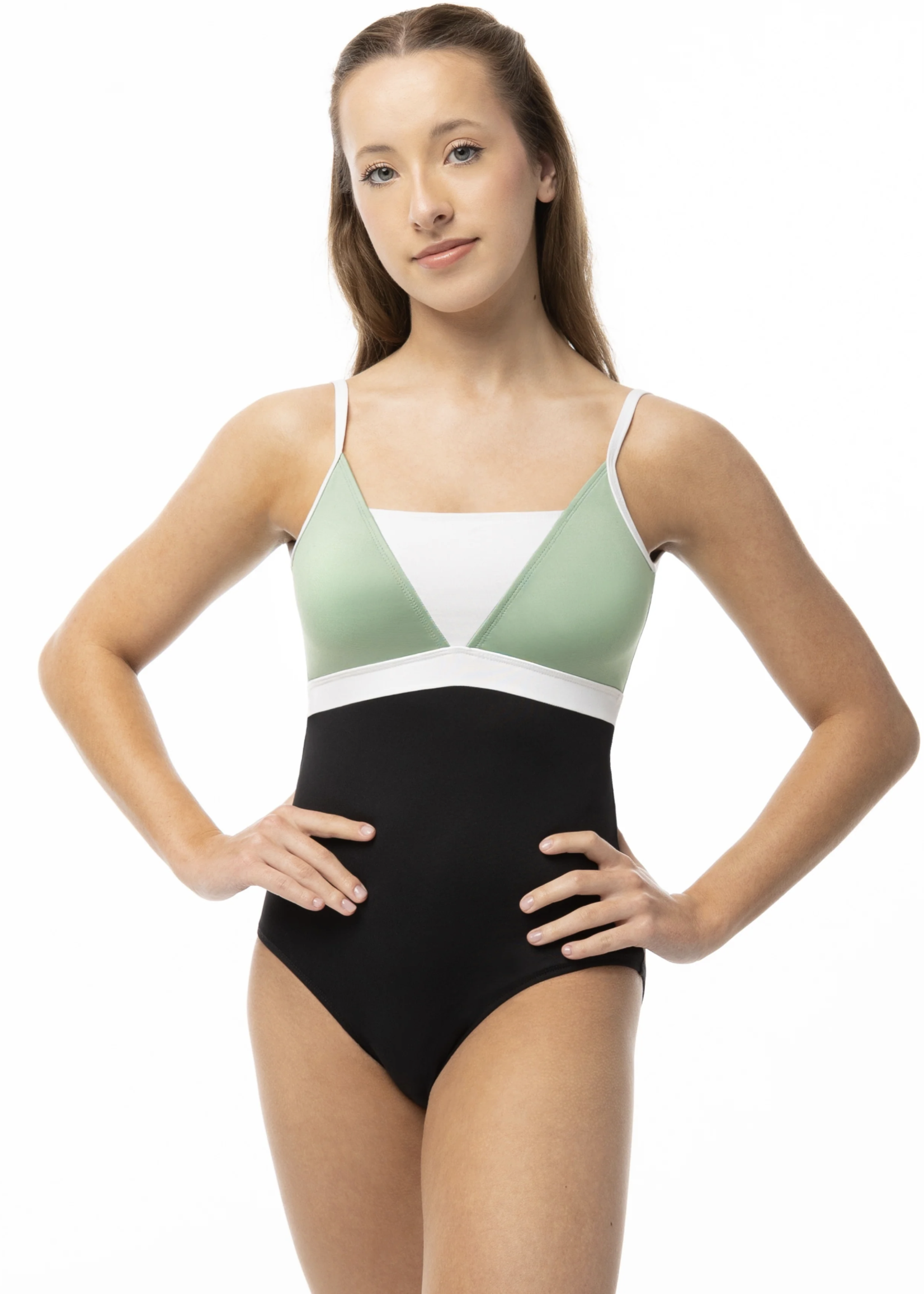 SUFFOLK CHROMATIC V FRONT CAMISOLE ADULT LEOTARD