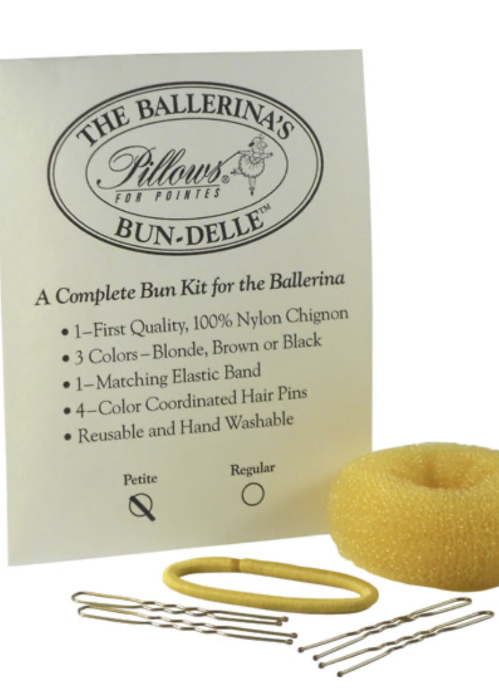 PILLOWS FOR POINTES THE BALLERINA'S BUN-DELLE BUN-KIT - SMALL