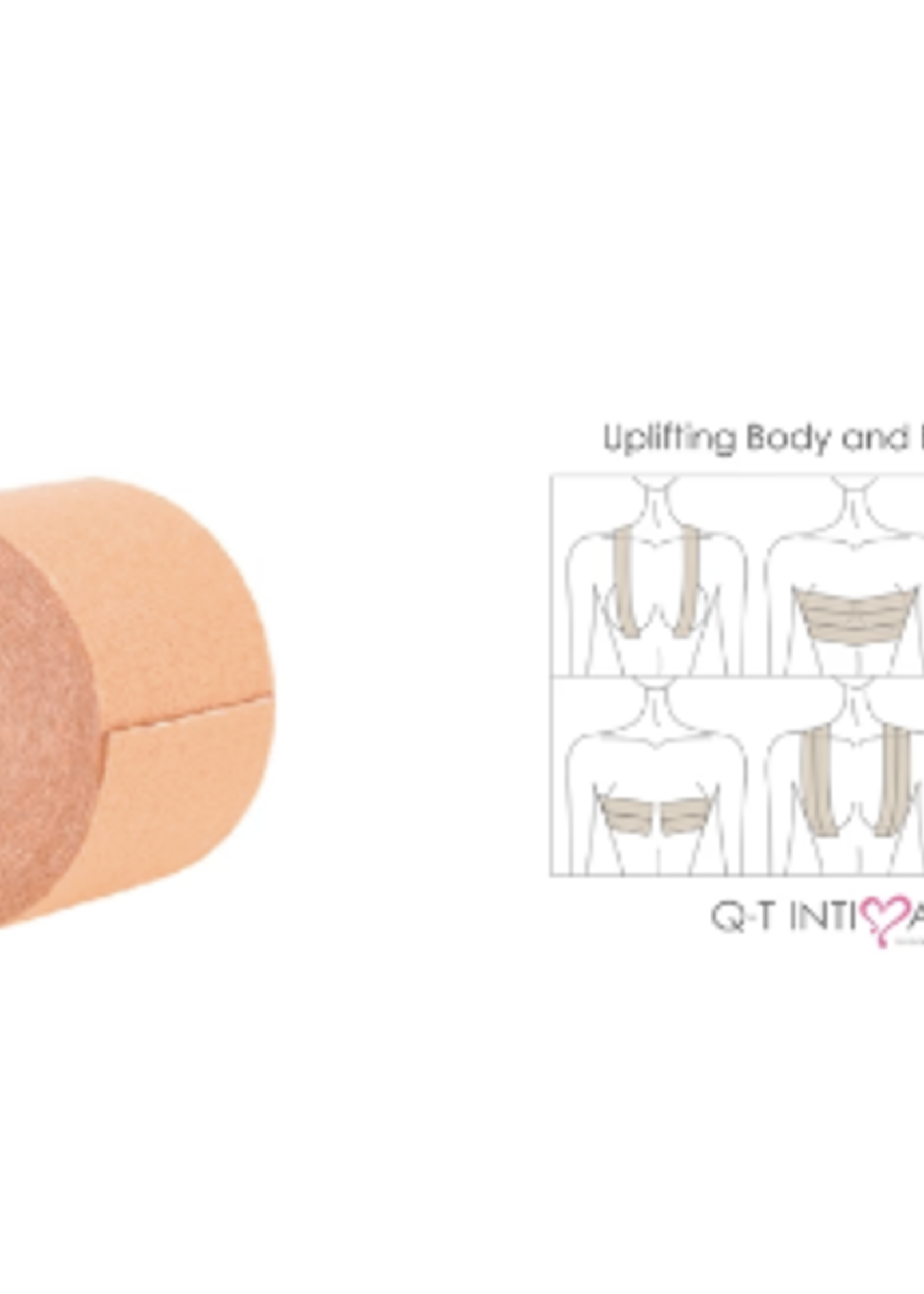 QT INTIMIATES BODY AND BREAST TAPE