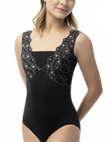 SUFFOLK STORMY WEATHER COLLECTION/OVERLAY TANK ADULT LEOTARD