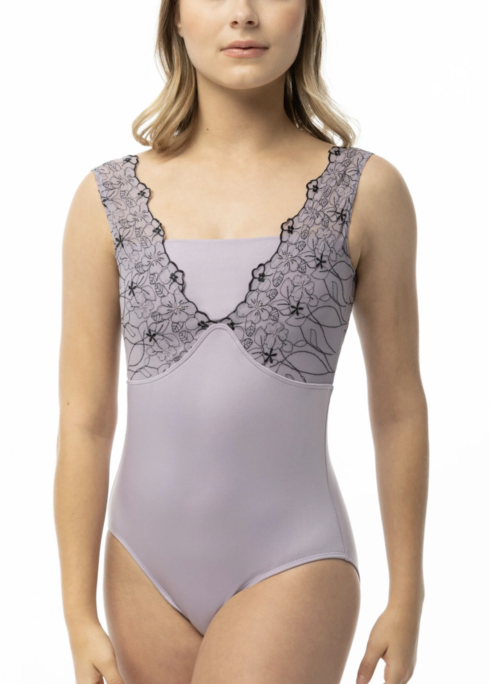 SUFFOLK STORMY WEATHER COLLECTION/OVERLAY TANK ADULT LEOTARD